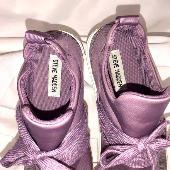STEVE MADDEN Lancer purple Sneakers, size 7.5, EUC - Picture 10 of 11